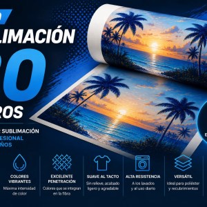 Bonos de Sublimación 30 metros | Impresión por Metros