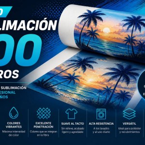 Bonos de Sublimación 100 metros| Impresión por Metros